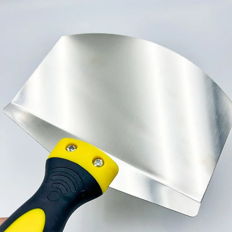 Eimerschaber aus Edelstahl mit ergonomischem Griff