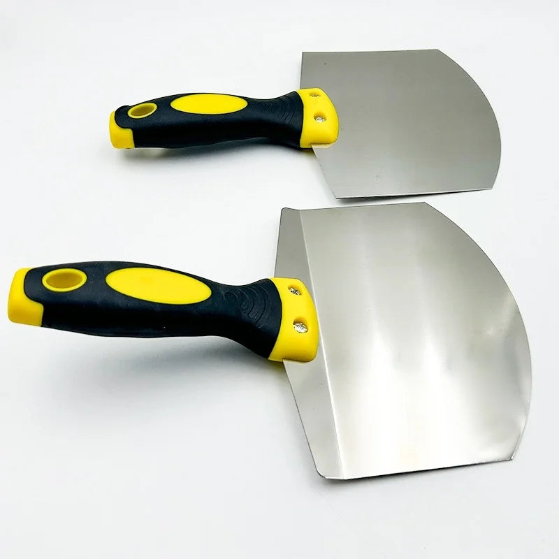 Eimerschaber aus Edelstahl mit ergonomischem Griff