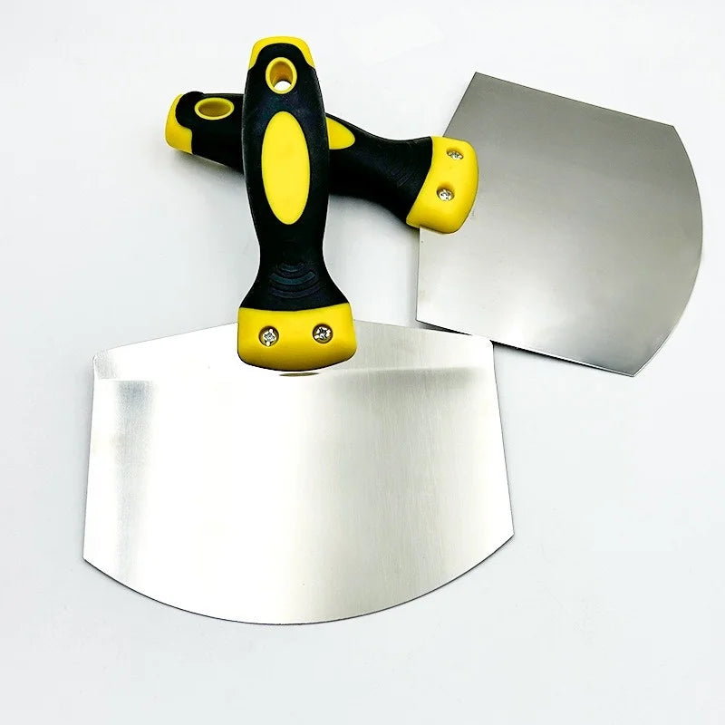 Eimerschaber aus Edelstahl mit ergonomischem Griff