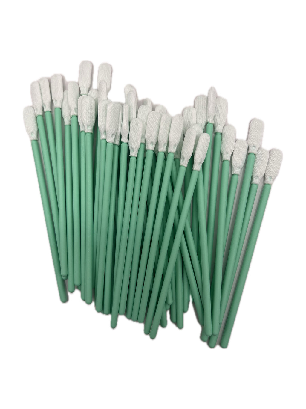 100x kurze Polyester Reinigungsstäbchen